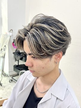 ミラリー トウキョウ(Mirareee Tokyo) メンズコントラストハイライト/ホワイトベージュ