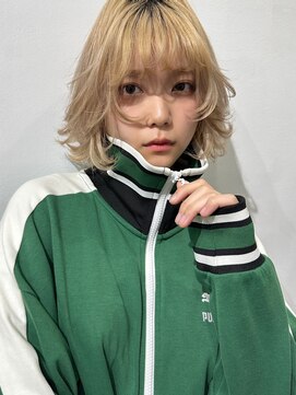 レベッカ(REBECCＡ by CURACION) ダブルカラー×顔まわりレイヤー