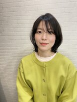 アットグレイス(@grace) くびれボブ/くびれスタイル/アッシュブラック