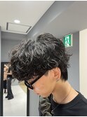 無造作シャドウパーマ