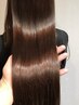 【サラツヤストレートコース】カット＋縮毛矯正+フローディアTr