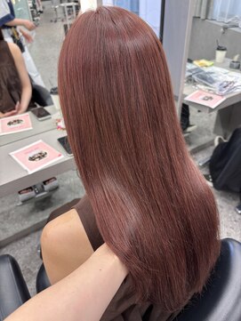 ボタン ハカタ(VOTAN hakata) カシスピンクカラー/レイヤーカット/ブリーチなしダブルカラー