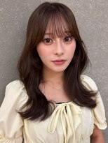 ロンドワン 三宮元町(Lond one) 韓国レイヤーカット/ヨシンモリフェイスレイヤー/艶髪カラー