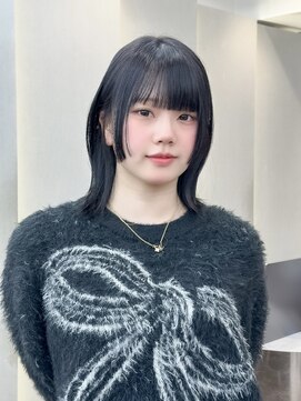 ロンドリゼル 札幌(Lond RiseL) ◯ オリーブグレー/韓国/レイヤーカット/髪質改善/縮毛矯正/札幌