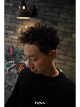 フォーコーナーズカットショップスリーセント 栄(FourCornersCutShop 3/cent) スパイキーアフロ