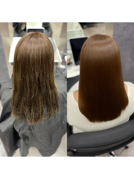  【CYNTHIA/irisu】ココアベージュ /波巻きツイストスパイラル