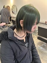 ラック 津田沼(LUCK)&nbsp;グリーンダブルカラーインナーカラーケアブリーチ