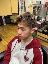 アールズ ヘア(R's hair)&nbsp;MEN’S HAIR/サーフカール/刈り上げセンターパート/印西