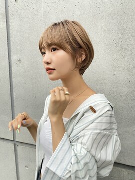 ジュイル ハラジュク(JEWIL HARAJUKU) ハイトーンが映えるショートボブ