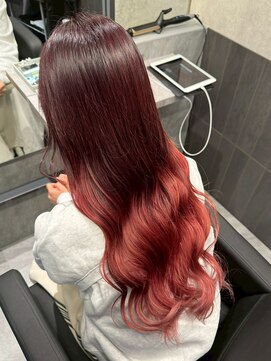 シェリール(CHERiR) ピンクグラデーションカラー艶カラートリートメント似合わせ