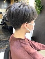 アルファ 松戸(alpha)&nbsp;サーフカール/フェザーパーマ/ブルーブラック/刈り上げセンター