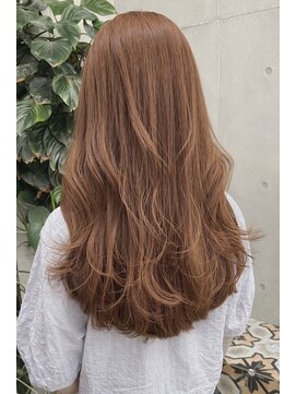 クワイア 川崎店(0choir) イメチェン/ピンクベージュ/アンブレラカラー/前髪/川崎