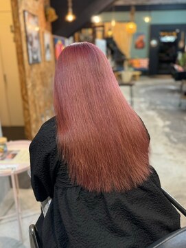 チャプター 問屋町(chapter) ピンクベージュ髪質改善トリートメント韓国ヘアケアカラー