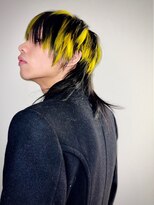 クク 渋谷(QUQU) ポイントブリーチ デザインカラー ローライト