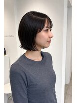ガリカ 大名(Gallica)&nbsp;<ゲスト>黒髪にとっても合う、切りっぱなしボブ