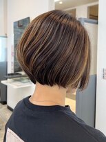 ガーデン 西川田店(garden) 宇都宮ショートボブショートカット白髪ぼかしハイライト白髪染め