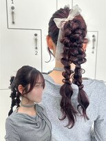 アイドットプラス 新宿(i.+SHINJUKU)&nbsp;【白神】ヘアアレンジ/顔周りカット/編みおろしポニー
