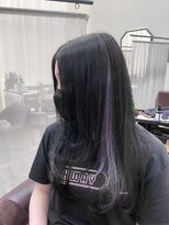 キセイ イオンモール新利府北館店(KISEI)&nbsp;ブリーチで作る！ロングレイヤー×インナーパープル♪20代30代