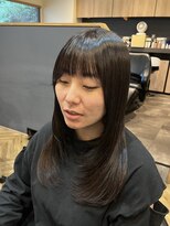 アルター(aL ter)&nbsp;顔まわりレイヤー［ハッシュカット/グレージュ/鎌取］長野歌穂