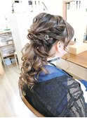ローポニーロングフワフワアレンジ【ヘアアレンジ 立川/立川南】