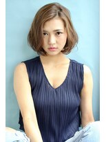 ヘアラウンジ ソレイユ 六本木本店(HAIR LOUNGE Soleil)&nbsp;とろみファッジ切りっぱなしボブ