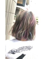 モードケイズ 西宮(MODE K's)&nbsp;レインボーカラー/大人可愛い/モテ髪カタログ/小顔/ウルフカット