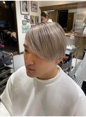 ホワイトベージュグラデーションカラー☆
