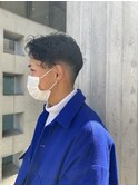 メンズ刈り上げ癖毛風パーマ