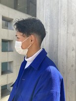 リバレッジ 広尾(Leverage)&nbsp;メンズ刈り上げ癖毛風パーマ