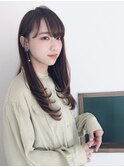 髪質改善センターパートロング　神保町