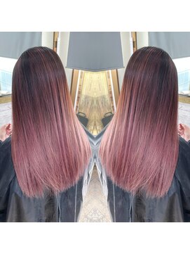 ロール(ROLL) バレイヤージュ ピンク