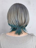 アルバム 池袋(ALBUM) ウルフレイヤー_外ハネボブセクションカラー_ba398344