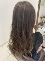 レイフィールド 岡崎六名店 大人可愛い20代30代40代50代 グレージュカラー ハイライト