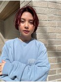 ハンサムショート/大人ショート/チェリーバイオレット