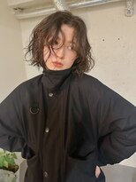 ノラギンザユー(NORA GINZA/U)&nbsp;パーマボブパーマパーマゆるふわニュアンスパーマ13