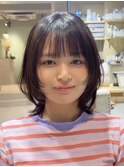 （ショートウルフ/縮毛矯正/レイヤーカット/外はね/ぱっつん）