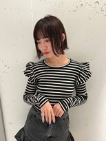 ガリカ 蔵前(Gallica)&nbsp;【竹之内蔵人】外ハネボブ/ぱっつんボブ/透明感地毛風カラー