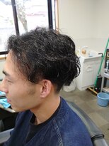 バーバーカミヤ(BARBER髪屋)&nbsp;センターパーマ