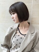 ◎ボブ/ミニボブ/切りっぱなし/前髪/顔周りカット/銀座一丁目