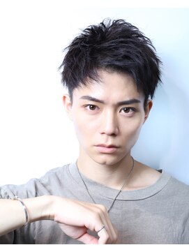 リップス 千葉annex(LIPPS) 刈り上げアップバングショートソフトツイストパーマ