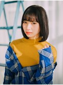 暗髪ワンレンボブ20代/30代/40代/ハレマチ通り