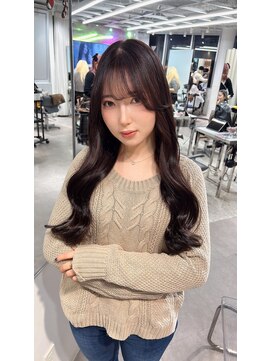 ユーフォリア 渋谷グランデ(Euphoria SHIBUYA GRANDE) ラベンダーグレージュ　ラベンダーカラー　暗染め YUKI