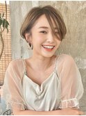 大人ひし形ショート／ほそめ細めハイライト／30代40代50代