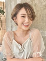 ロビー 表参道(ROBBY) 大人ひし形ショート／ほそめ細めハイライト／30代40代50代