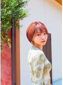 小顔効果抜群ショートボブ