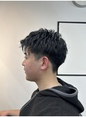 神田脩弥/アップバング/爽やかショート/ツーブロック/眉毛カット