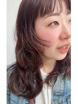 ヴァロ(Valo)&nbsp;ラベンダーピンクハイレイヤーミディアムパーマ