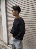 メンズパーマラルフカールニュアンスパーマフェザーパーマ【GIA