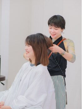 ジェスター 烏丸御池店(JESTER)の写真/【烏丸御池/マンツーマン】丁寧なカウンセリング×高い提案力が人気！アシスタントなし完全マンツーマン◎
