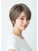 白髪ぼかしハイライトブリーチメッシュ